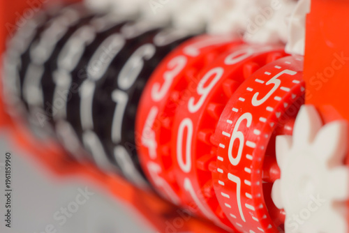 Mechanical meter for counting