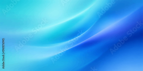 A smooth blue abstract wallpaper features flowing silk waves and a soft liquid pattern with a light artistic texture that creates a beautiful backdrop of motion and water