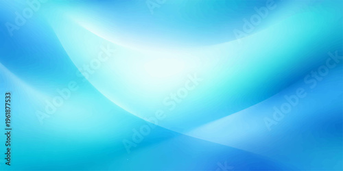 Smooth blue abstract background featuring flowing waves and light curves in a motion-filled fractal pattern design
