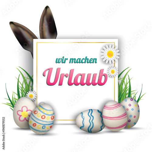 Wir machen Urlaub Ostercover