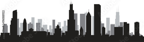 Houton city skyline prepared in vector
