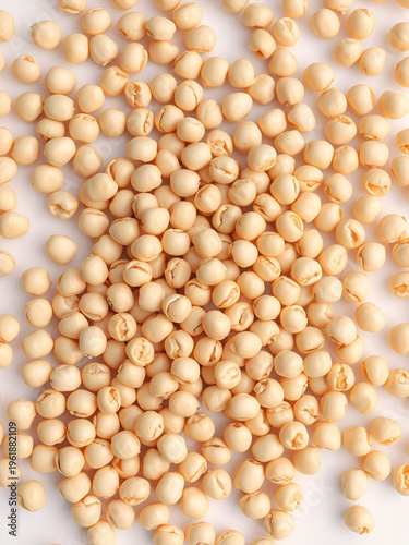 dry soy beans isolated
