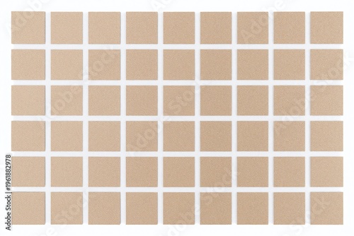 a brown paper sheet with a white line on it