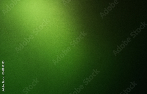 Cuadro en lienzo Green - black background with soft deep shadow and subtle left light