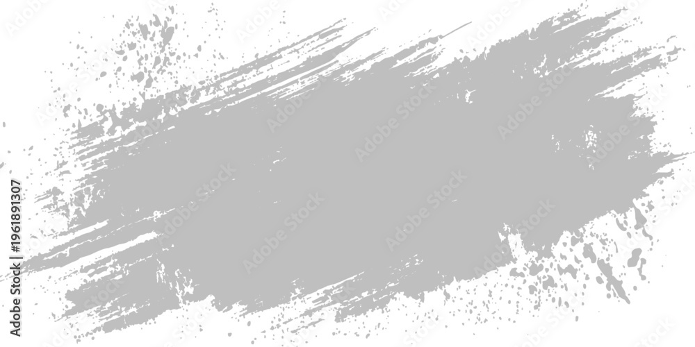 Obraz premium Abstract grunge background with black ink splat texture features a vintage floral border and dirty paint splatter patterns on old paper vector illustration