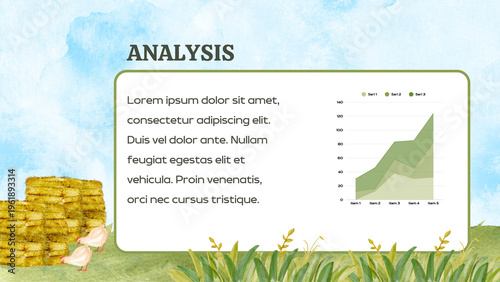 Blue Green Barn Illustrative Presentation 