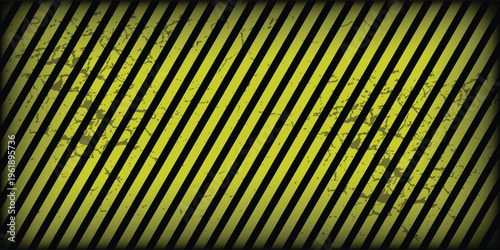 Old and classic popular diagonal yellow and olive green pattern stripe background with white dust effect. Retro and vintage design concept. Suitable for poster, brochure, leaflet, backdrop, card, etc.