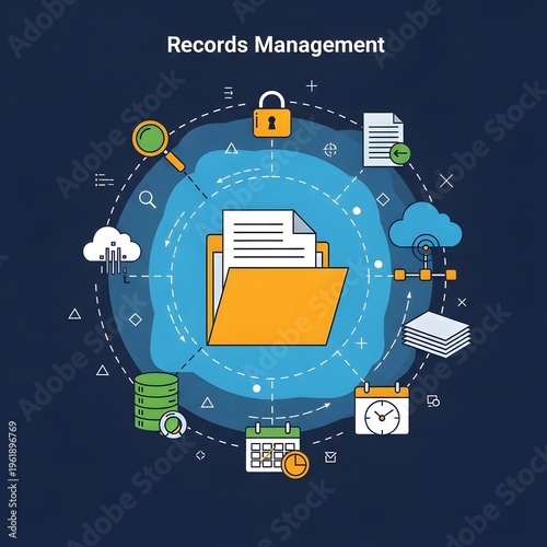 Comprehensive Digital Records Management System for Secure Information Organization and Efficient Data Handling Across Business Operations