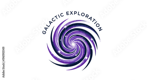 Cosmic Spiral Galaxy Design for Space Exploration and Futuristic Concepts