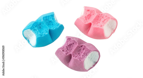 Colorful dental mouth guards for sports and teeth protection