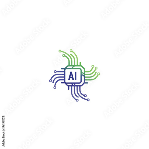 Artificial Intelligence Technology Neural Network.