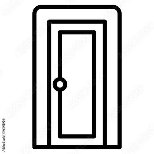 Door line icon