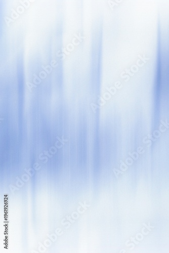 Light blue vertical lines in vertical background with soft noise. Abstract gradient background of white and pastel blue. Blurred brush stripes, freehand, paint, aesthetic, smooth, minimalist, modern, 