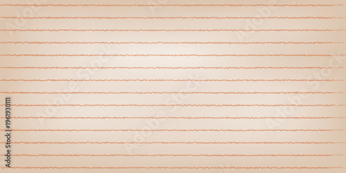 Abstract geometric patterns composed of wavy and straight lines in muted tones