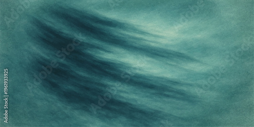 A dark blue fabric texture evokes a stormy sky with motion and light, blending nature’s rainy wind and deep sea waves into an abstract design of smoke and fog