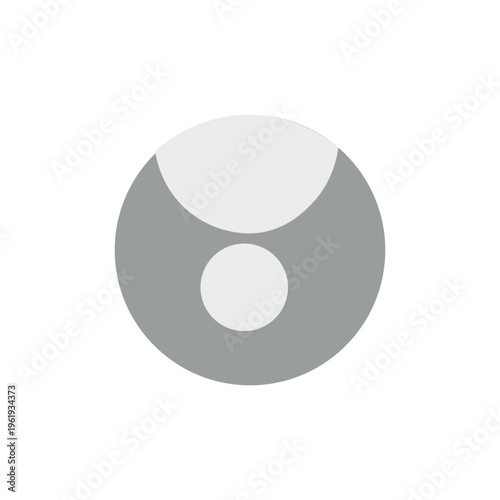 Ikon vektor, tempat penampung avatar untuk desain web