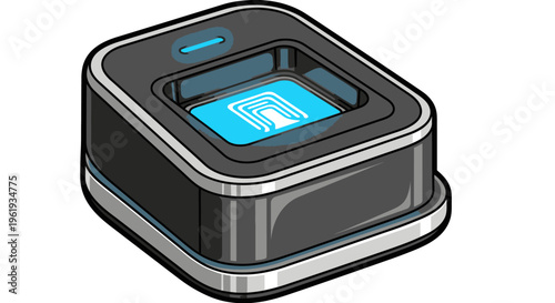 Smart Card Reader Device Closeup.