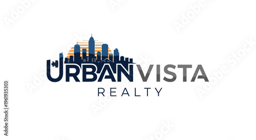 Urban Vista Realty Logo Design.