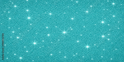 Abstract blue background with water drops and falling stars creates a winter holiday wallpaper featuring a snowflake pattern and icy textures for a cold Christmas sky backdrop