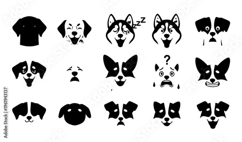 Cute Cartoon Dogs Collection Featuring Puppies in Miniature Worlds Human Jobs Emotions Global Travel Scenes and Nature Adventures for Kids Illustrations and Fun Designs