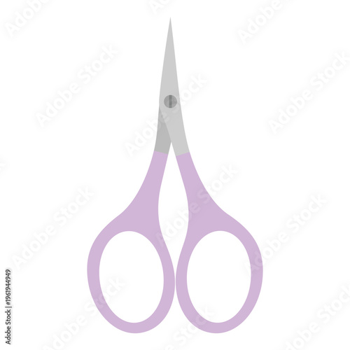 manicure scissors isolated