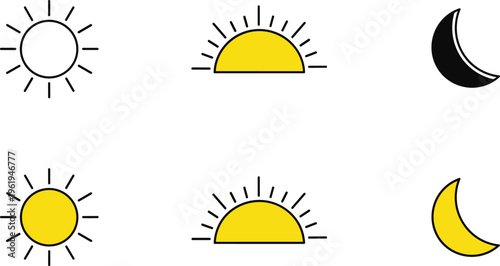 Stylized owl and mouse illustration, vector art of predator and prey relationship, flat vector illustration