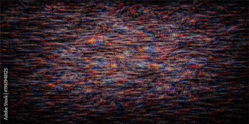 A dark blue fabric texture background featuring a grunge material pattern with subtle orange flame light and smoky surface design