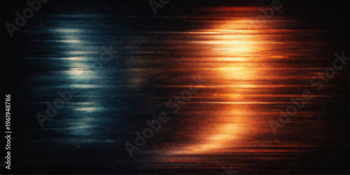 An abstract background loop features a glowing orange motion wave with fire particles and a bright yellow sun texture over a colorful red flame wallpaper design