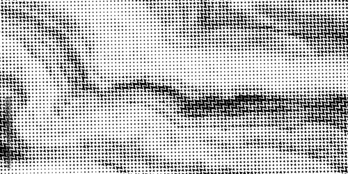 Fading triangle halftone texture gradient pattern. Abstract diagonal geometric background. Tech mosaic triangular halfton gradation. Vector vanishing corner arrow wallpaper for banner, booklet, poster