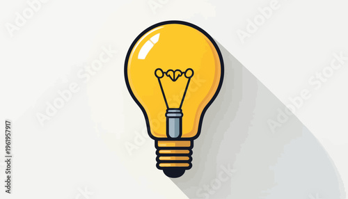 light bulb vector illustration