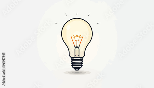 light bulb vector illustration