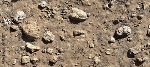 Dusty Terrain Background with Gritty Texture and Dry Earth Cracks, Ideal for Desert Landscape Themes