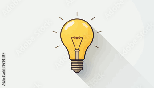 light bulb vector illustration