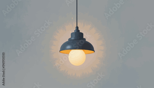 light bulb on a gray background