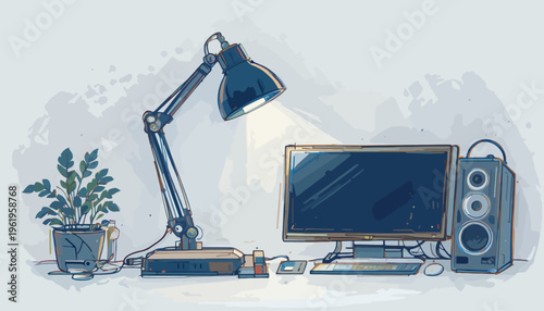 light bulb on a gray background