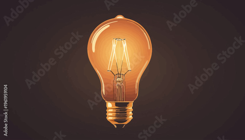 light bulb on a gray background