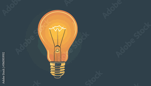 light bulb on a gray background