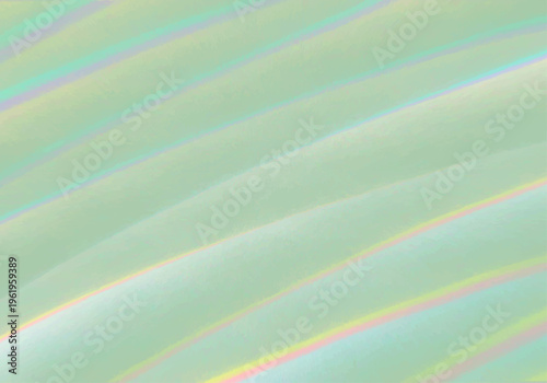 淡いグリーンの虹色光背景