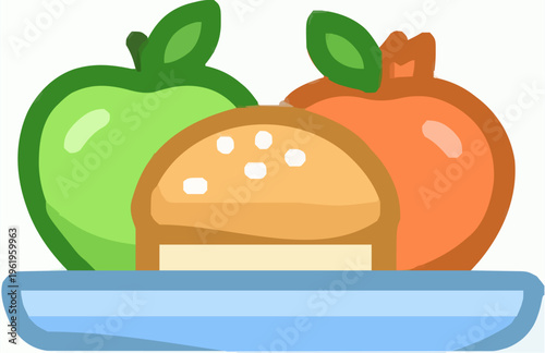 A bountiful feast ready for Rosh Hashanah