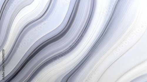 Ethereal Marble Fluidity in Lavender and Gray Abstract Design for Elegant Backgrounds and Prints