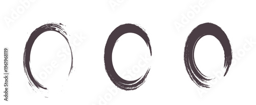 インク筆跡。ブラシストローク。ベクターアート