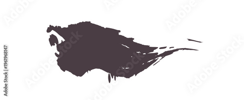 インク筆跡。ブラシストローク。ベクターアート