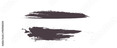 インク筆跡。ブラシストローク。ベクターアート