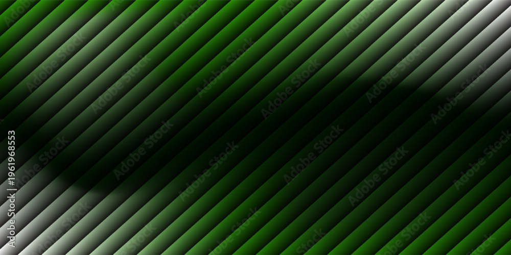 Obraz premium Dark green neon gradient ribbed glass. Vector ribbed glass texture background. Mesh gradient. acrylic ribbed bath surface. Reeded glass background semitransparent overlay. Bath wall window