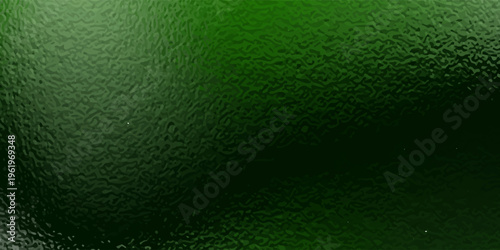 Dark green neon gradient ribbed glass. Vector ribbed glass texture background. Mesh gradient. acrylic ribbed bath surface. Reeded glass background semitransparent overlay. Bath wall window