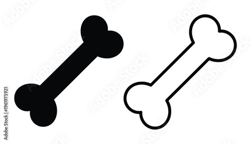 Dog Bone Vector Illustration