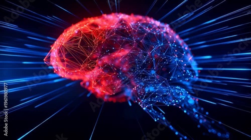 Abstract digital brain network