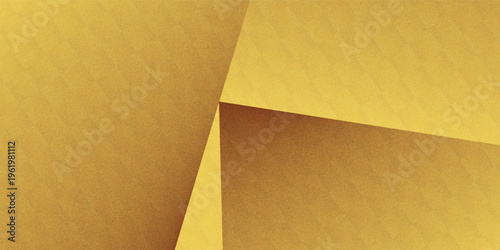 Brown mustard orange gold golden yellow beige white abstract background. Geometric shape. Line stripe corner triangle. Color gradient. Noise grain. Premium. Design.