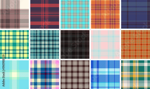 Traditional plaid bundle reworked for Halloween themes. Familiar tartan structure supports spooky storytelling. Vector geometry stays accurate.