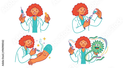 Dedicated medical professional engaged in healthcare and clinical research, developing vaccines and providing patient care